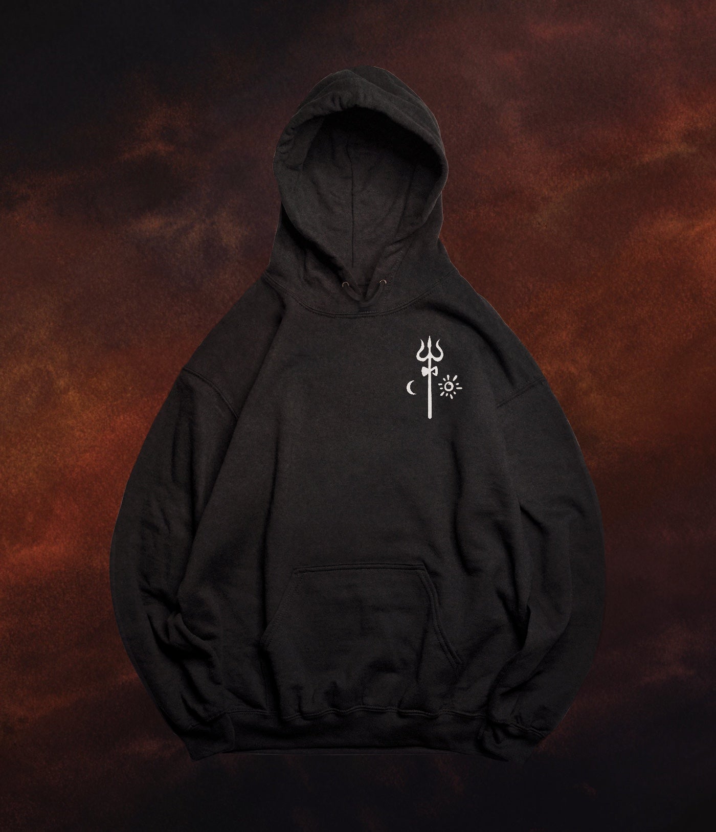 Trishul logo Hoodie