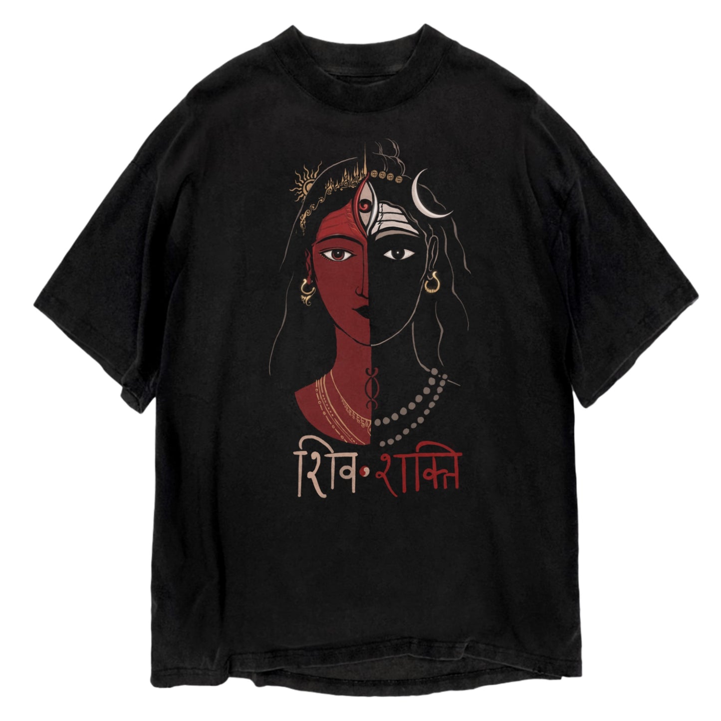 Oversized Ardhanareshwar Tshirt